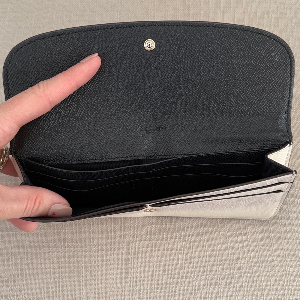 Coach Taupe and Ivory Women's Wallet - Picture 4 of 4